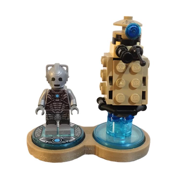 Uchwyt/wyświetlacz na znaczniki Lego Dimensions do zestawów Fun Pack, zestawów Level/Story Pack i zestawów Team Pack