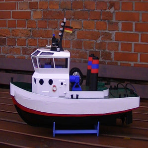 Szczegółowy holownik portowy RC - zdalnie sterowany holownik