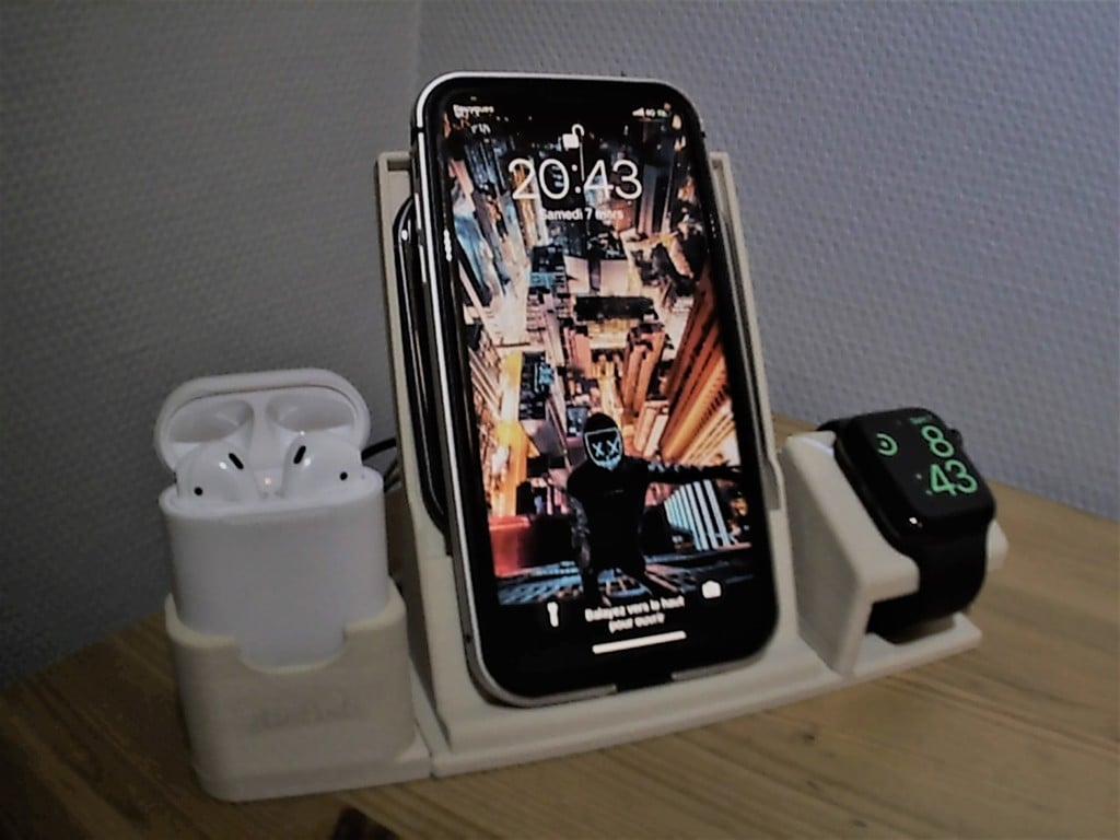 Uniwersalna podstawka do ładowania Apple Watch, iPhone i AirPods