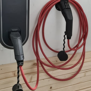 Naścienny uchwyt kabla typu 2 do samochodu elektrycznego