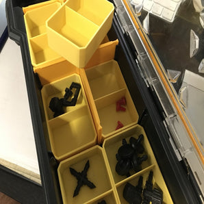 Wkłady Dewalt Pro do drobnych części - do organizerów 10 i 20 przegródkowych