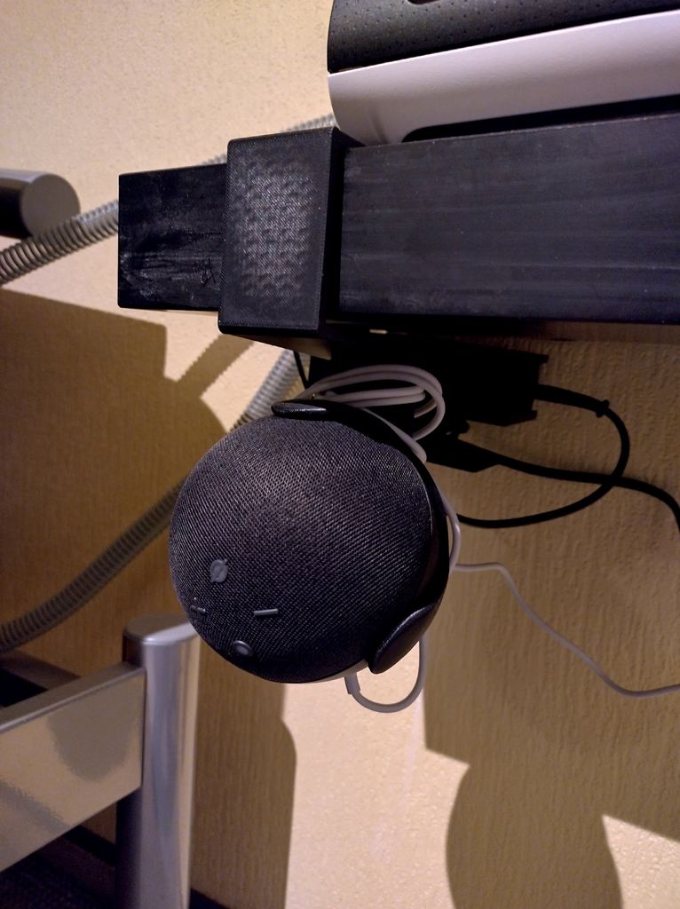 Amazon Echo Dot 5. Gen mount til IKEA Lack hylde