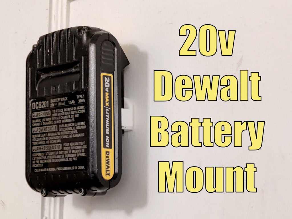 Uchwyt ścienny do akumulatora litowo-jonowego Dewalt 20V