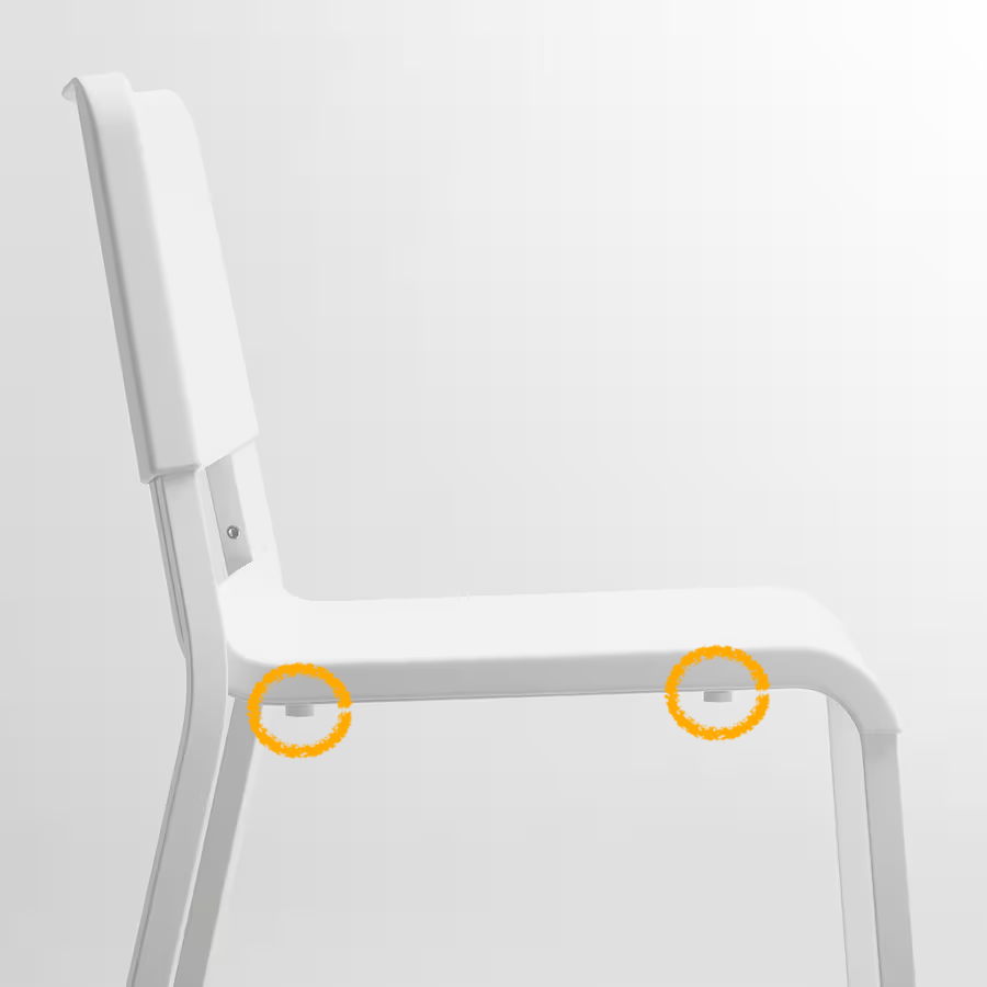 Wymienna wkładka śrubowa do krzesła IKEA Teodores