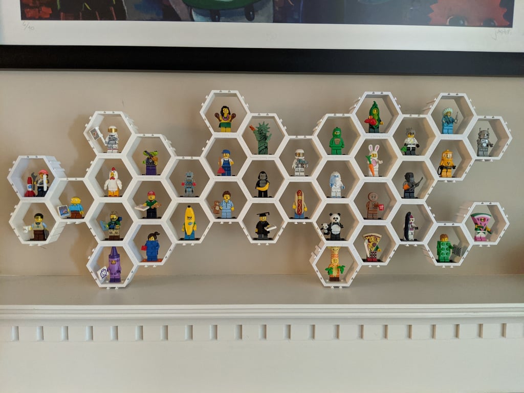 System wystawienniczy Minifigure Hexagon