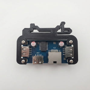 Pionowy uchwyt na szynę DIN do Raspberry Pi Zero i Zero 2 W