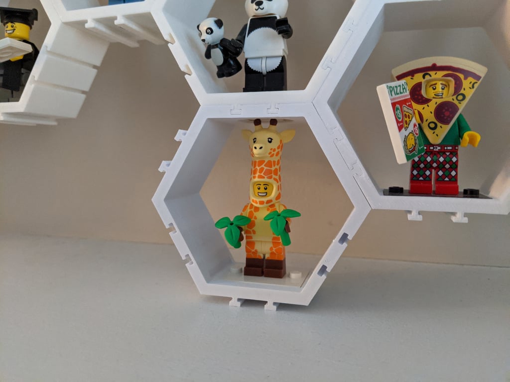 System wystawienniczy Minifigure Hexagon