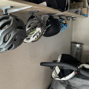 Uchwyt na kask rowerowy montowany na ścianie - uniwersalny design