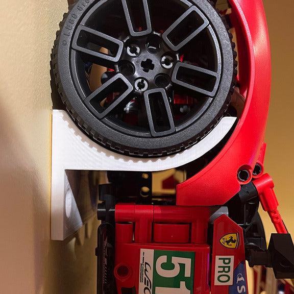 Uchwyt ścienny do Lego Porsche 911 RSR #42096 i Ferrari 488 GTE #42125