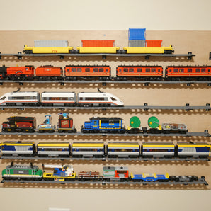 Uchwyt ścienny do szyn kolejowych LEGO (7 szt.)