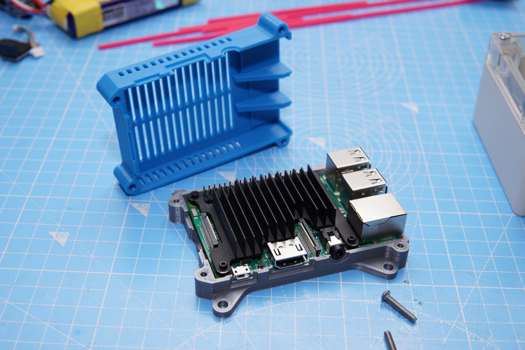 Kompatybilna z Raspberry Pi 3B obudowa radiatora Kintaro z wentylacją
