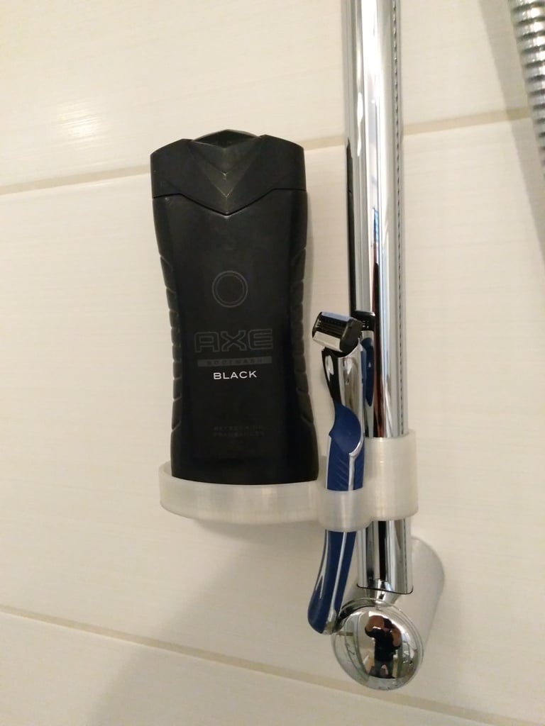 Mały brodzik na drążek prysznicowy 25mm