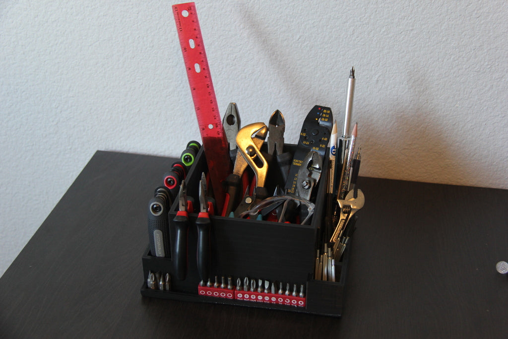 Biurkowy organizer narzędziowy na narzędzia i małe części