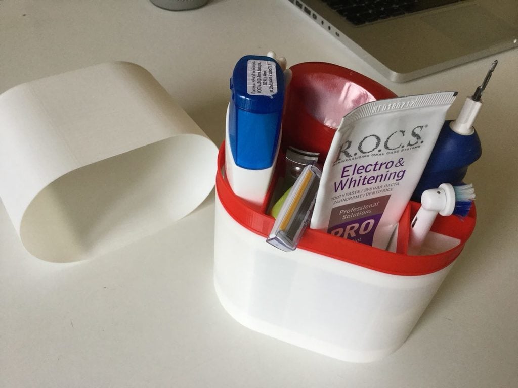 Podróżne pudełko łazienkowe na szczoteczkę do zębów, pastę do zębów, szampon i nie tylko