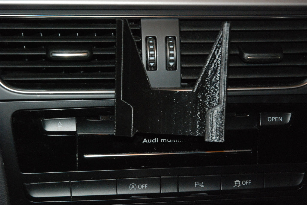 Samochodowy uchwyt na telefon komórkowy, wyposażony w slot CD, kompatybilny z Samsungiem Galaxy S6 i Audi A4