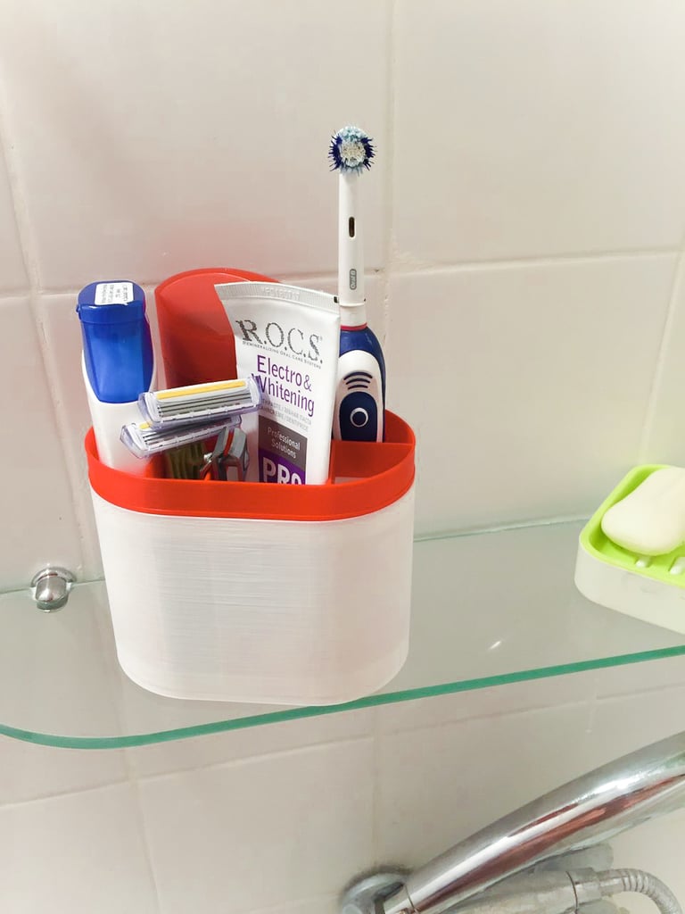 Podróżne pudełko łazienkowe na szczoteczkę do zębów, pastę do zębów, szampon i nie tylko