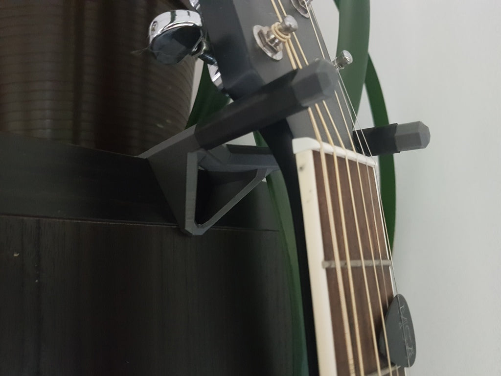 Uchwyt do szafki na gitarę o sześciokątnym kształcie