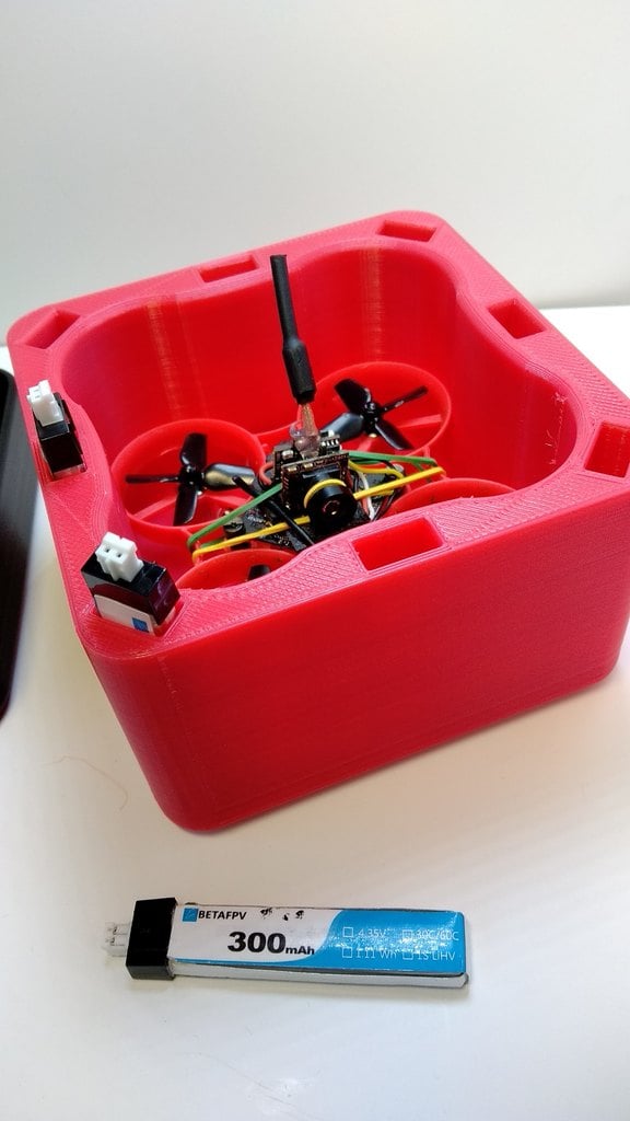 Whoop Drone Case i uchwyt baterii o regulowanych wymiarach