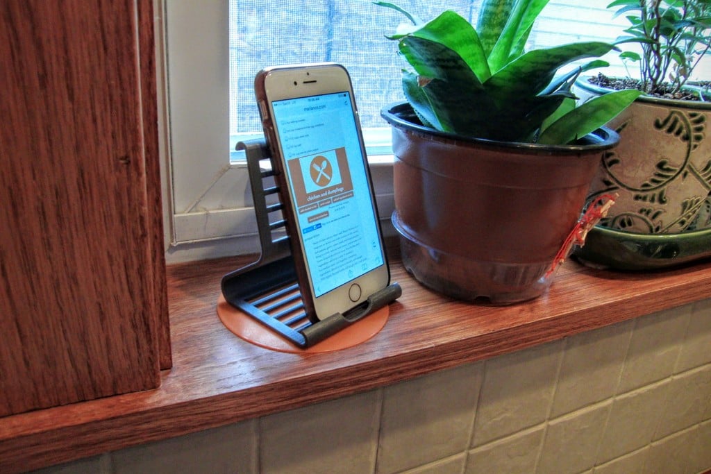 Wszechstronny, dwukątny stojak na telefon/tablet