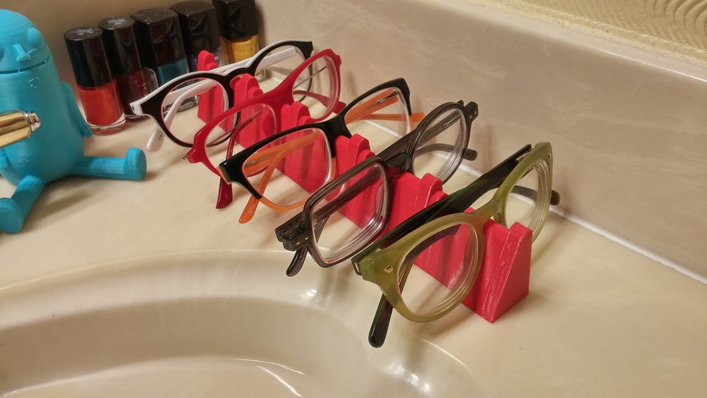 Szafka na okulary na stolik łazienkowy z 3, 4 lub 5 przegródkami
