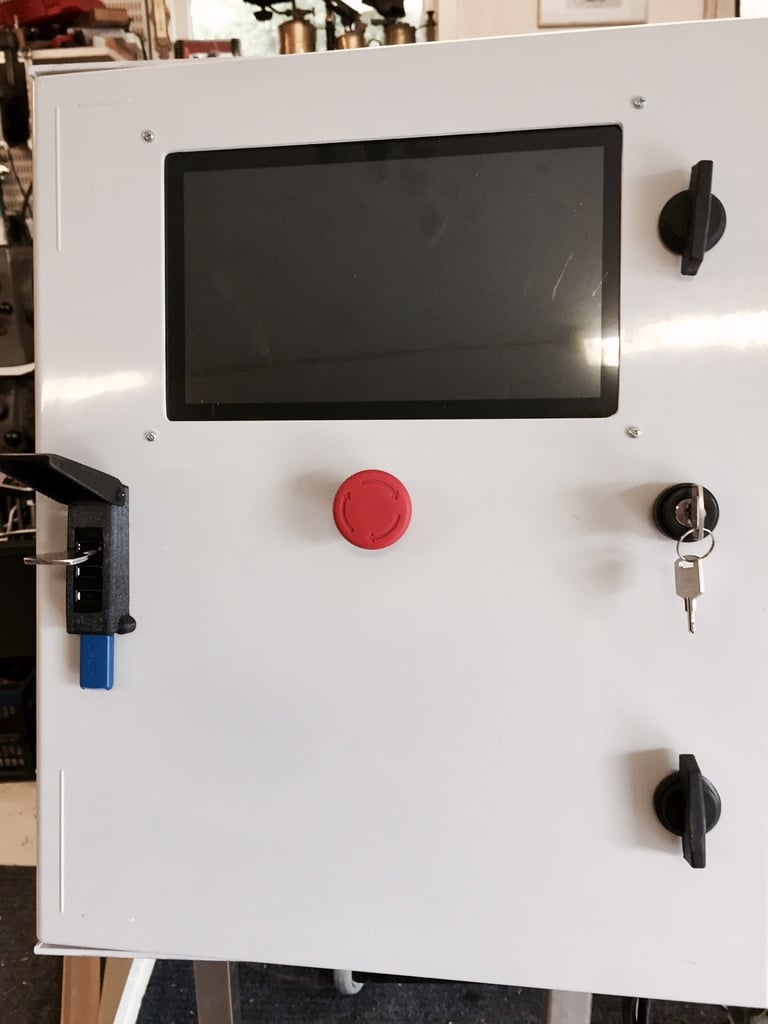 HUB USB Kapsuła do montażu panelowego dla CNC i Raspberry Pi