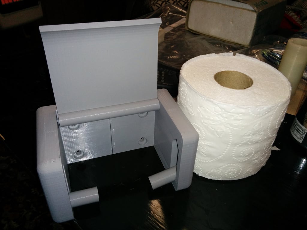 Przeprojektowany uchwyt na papier toaletowy z szybką wymianą