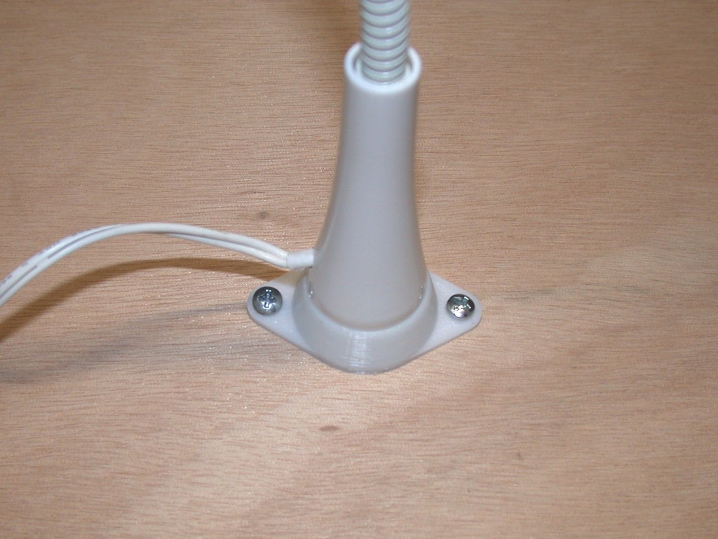Stylowa podstawa montażowa do lampy LED na gęsiej szyi IKEA Jansjo