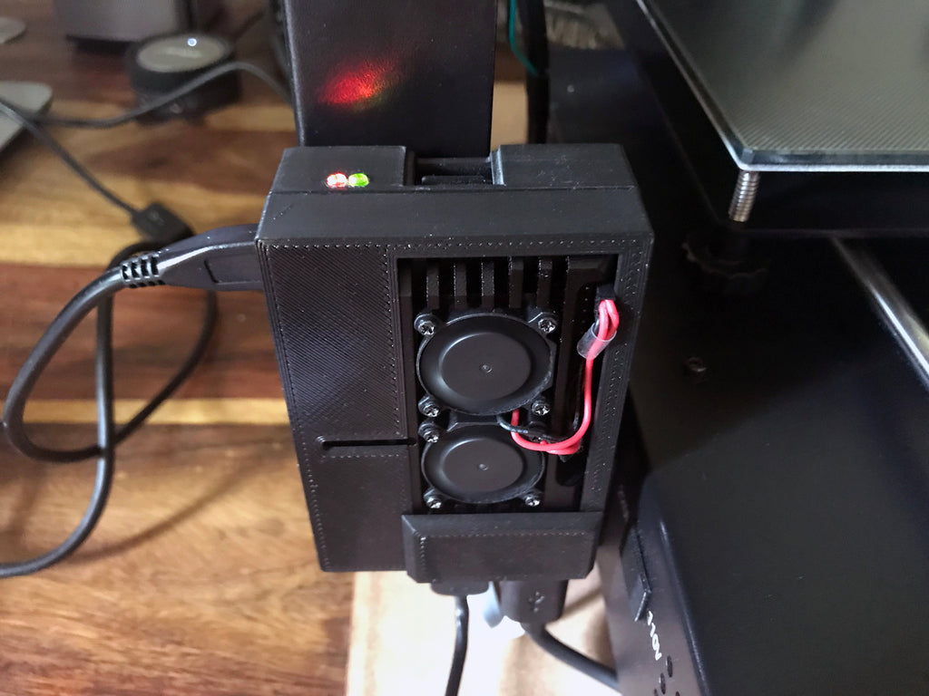 Anycubic Mountable Gear Case dla Raspberry Pi 3 B+ z chłodzeniem GeeekPi Cooler