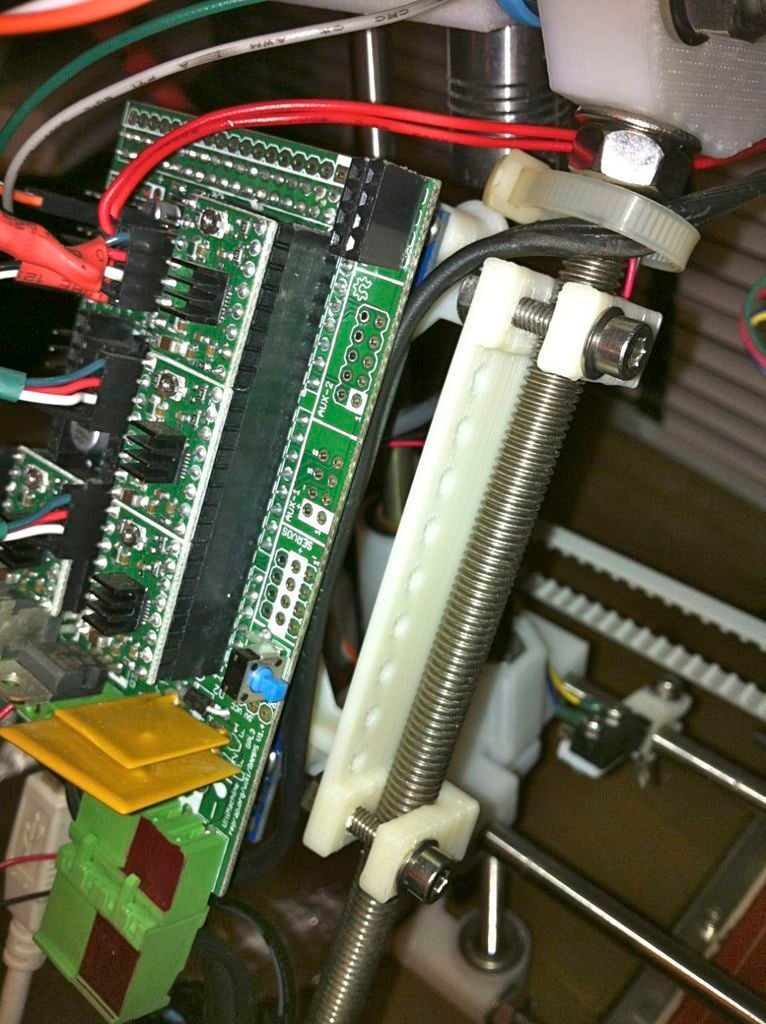 Mocowanie Arduino (RAMPS) dla Prusa/Mendel z otworami na akcesoria