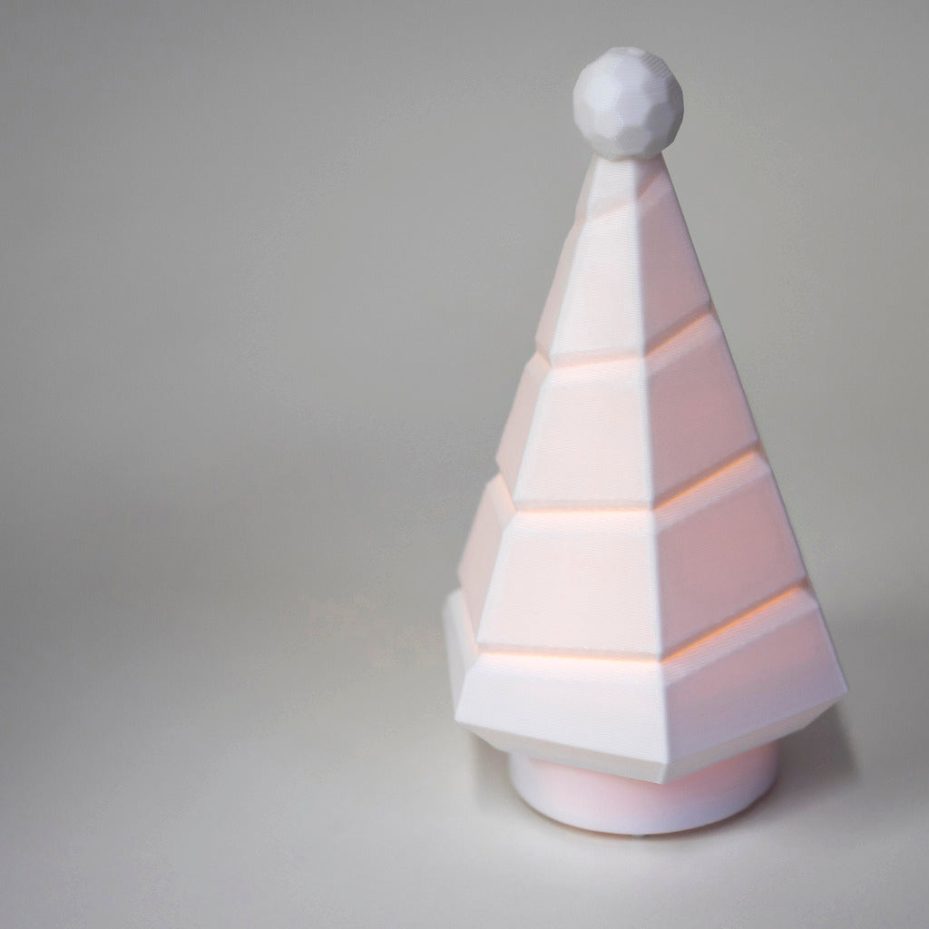Drewniana świeca Tea Light LED na Boże Narodzenie od Faberdashery
