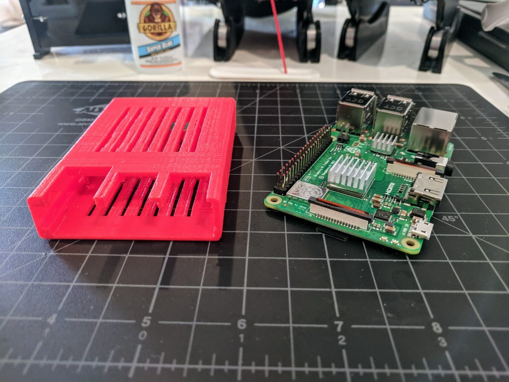 Obudowa dla Raspberry Pi 3 B+ z miejscem na radiator