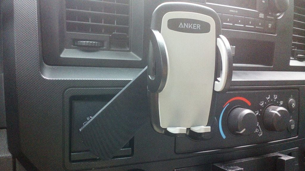 Przedłużenie uchwytu telefonu Anchor do wnętrza Dodge Ram 2008