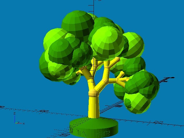 Konfigurowalne drzewa generowane proceduralnie