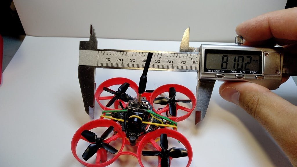 Whoop Drone Case i uchwyt baterii o regulowanych wymiarach