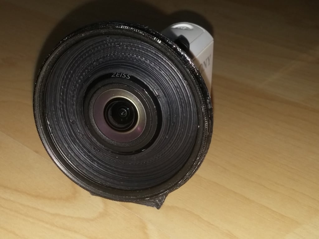Osłona obiektywu z filtrem 58 mm do kamery sportowej Sony FDR 3000