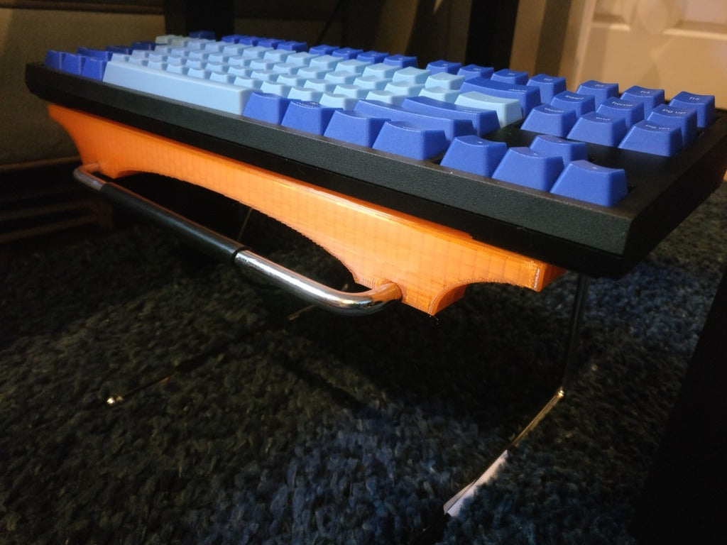 Konfigurowalny stojak na klawiaturę do biurka podłogowego