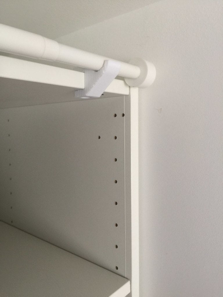 Uchwyt na zasłonę bez śrub do szafki IKEA