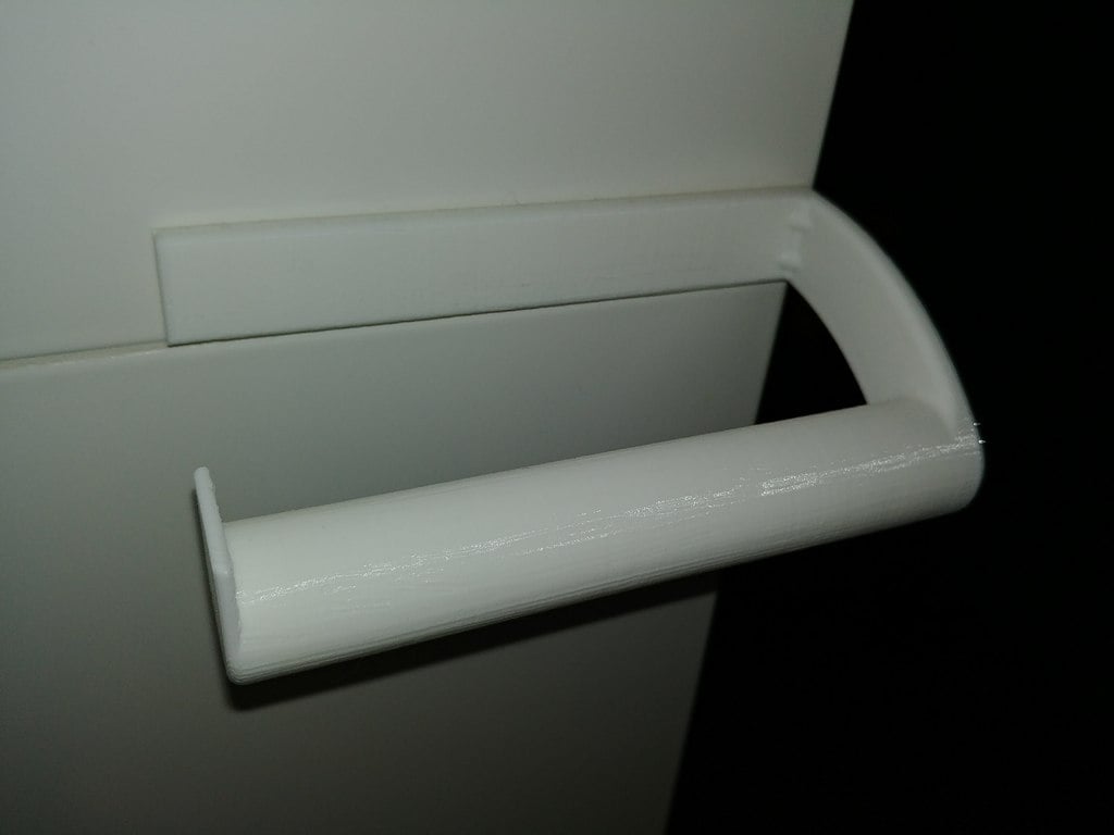 Uchwyt na papier toaletowy ze wzmocnieniem do łazienki