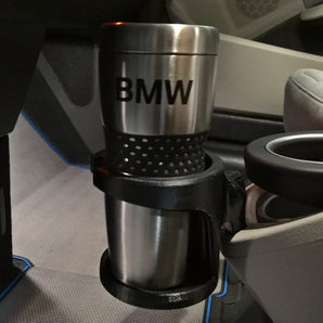 Uchwyt na kubek samochodowy do pojazdów BMW - 2 części