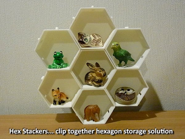 Hex Stackers Rozwiązanie do przechowywania małych przedmiotów