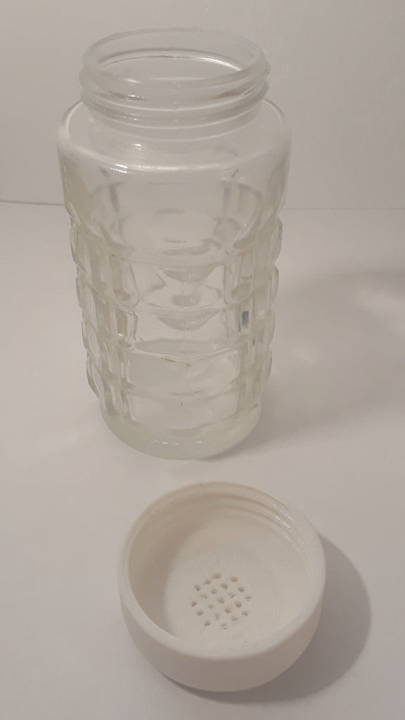 Szklana kapsułka do mielenia soli z 21 lub 37 otworami