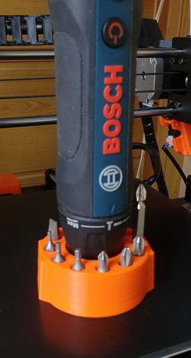Podstawa wkrętaka elektrycznego Bosch GO 2 z miejscem na bity
