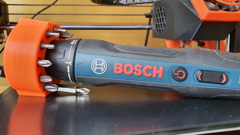 Podstawa wkrętaka elektrycznego Bosch GO 2 z miejscem na bity