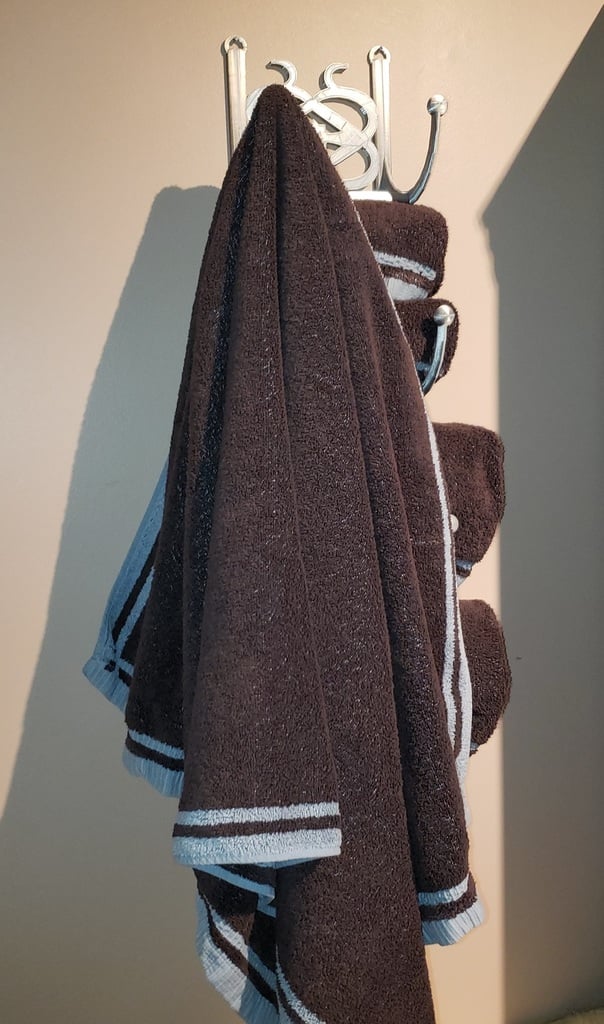 Połączony wieszak na ręczniki do łazienki