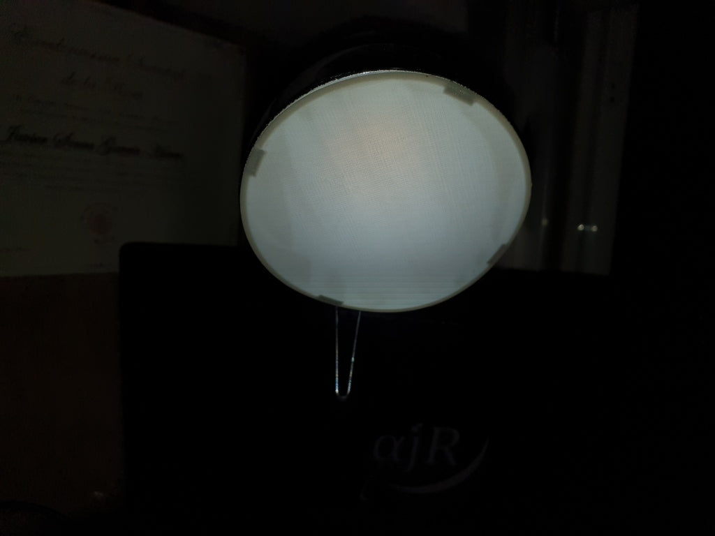 Osłona dyfuzora lampy biurkowej do transmisji strumieniowej, fotografii i makijażu