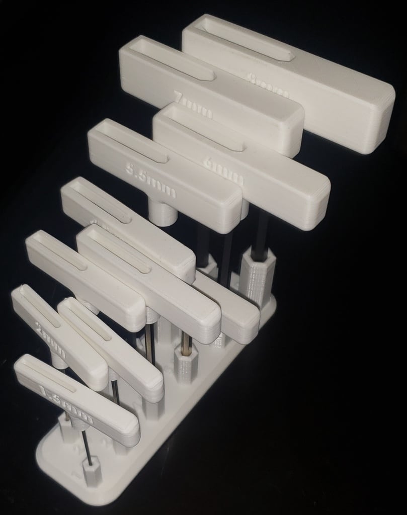 Zestaw kluczy imbusowych „Snap-Lock” z uchwytem sześciokątnym z uchwytami modułowymi od 1,3 mm do 10,0 mm