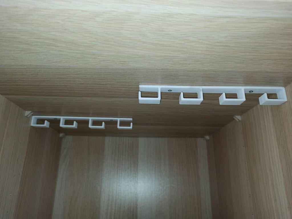 Uchwyt ścienny na 4 zaślepki do szafki IKEA