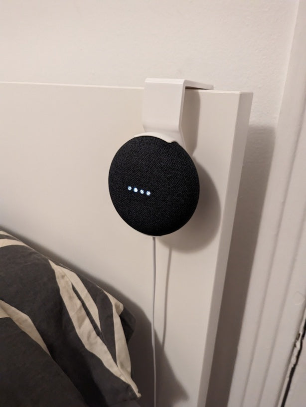 Uchwyt Google Home Mini / Nest Mini do łóżka Ikea Malm