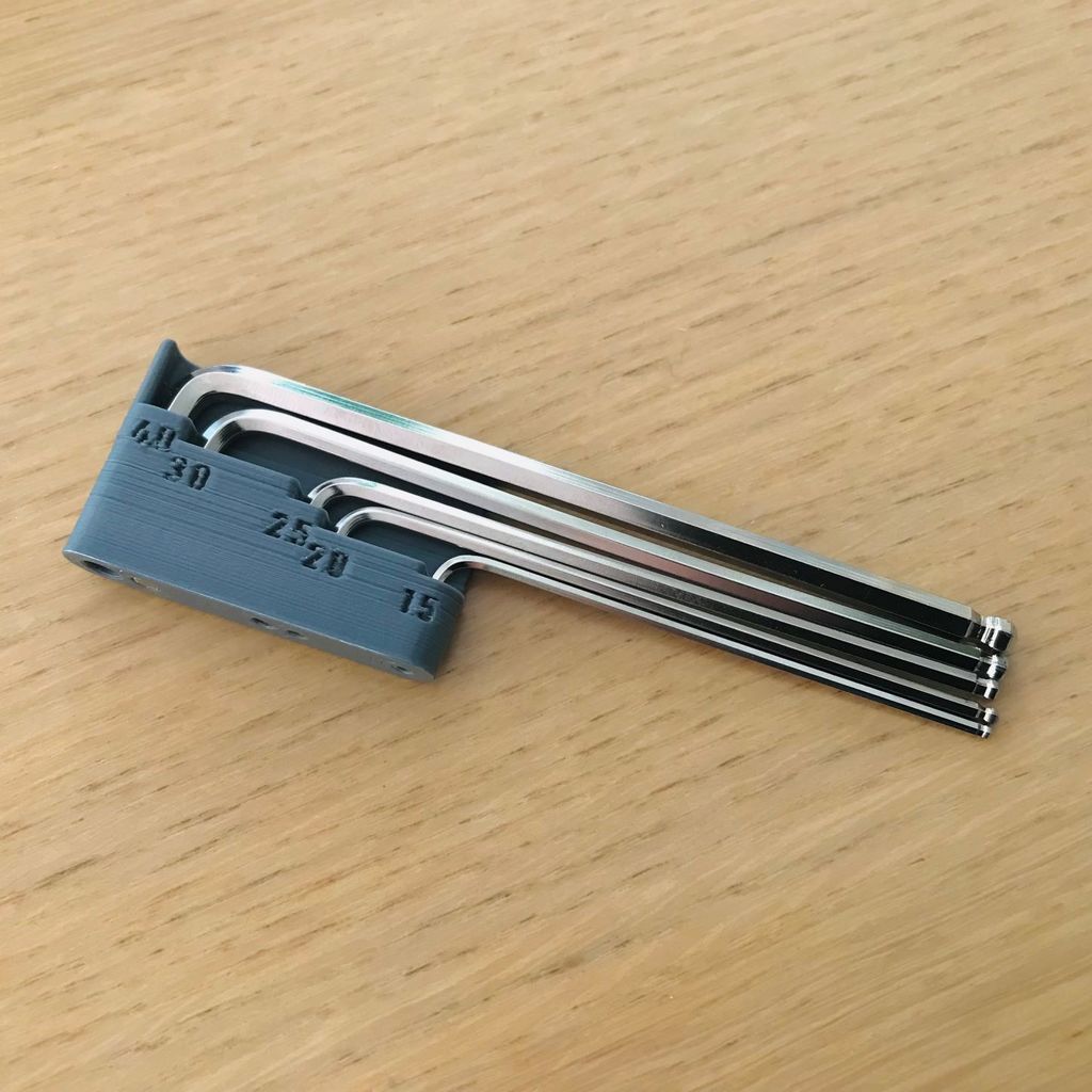 Kompaktowy uchwyt na klucze imbusowe / klucz sześciokątny do Ender 3 Pro