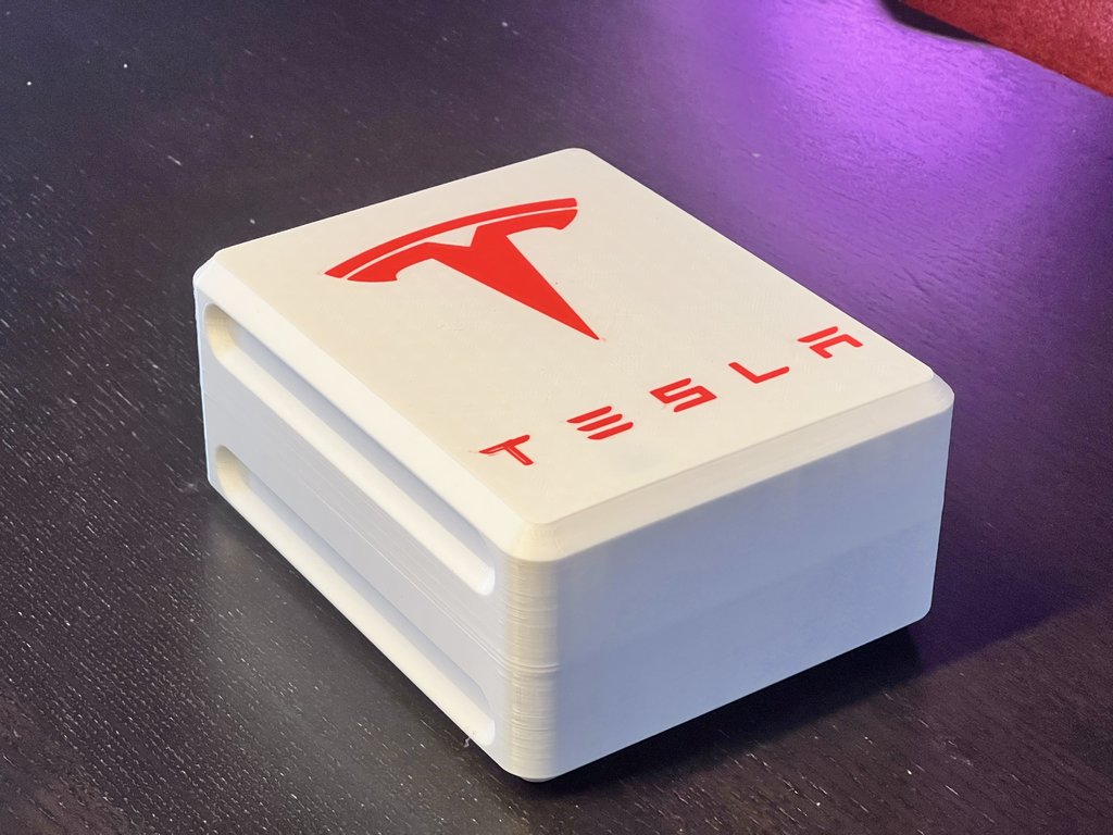 Pudełko do przechowywania adapterów ładowarki Tesla CCS Combo 1 i J-1772